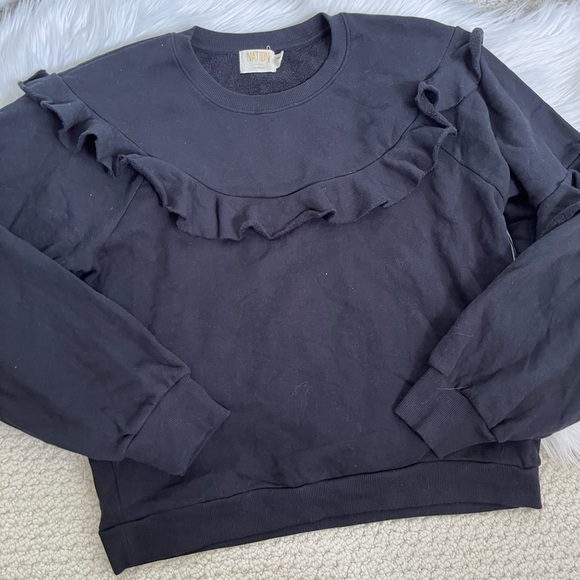 Nation LTD Cheyenne Ruffled Sweatshirt - Picture 2 of 7